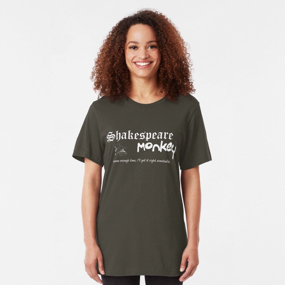 Shakespeare Monkey Slim Fit T-Shirt