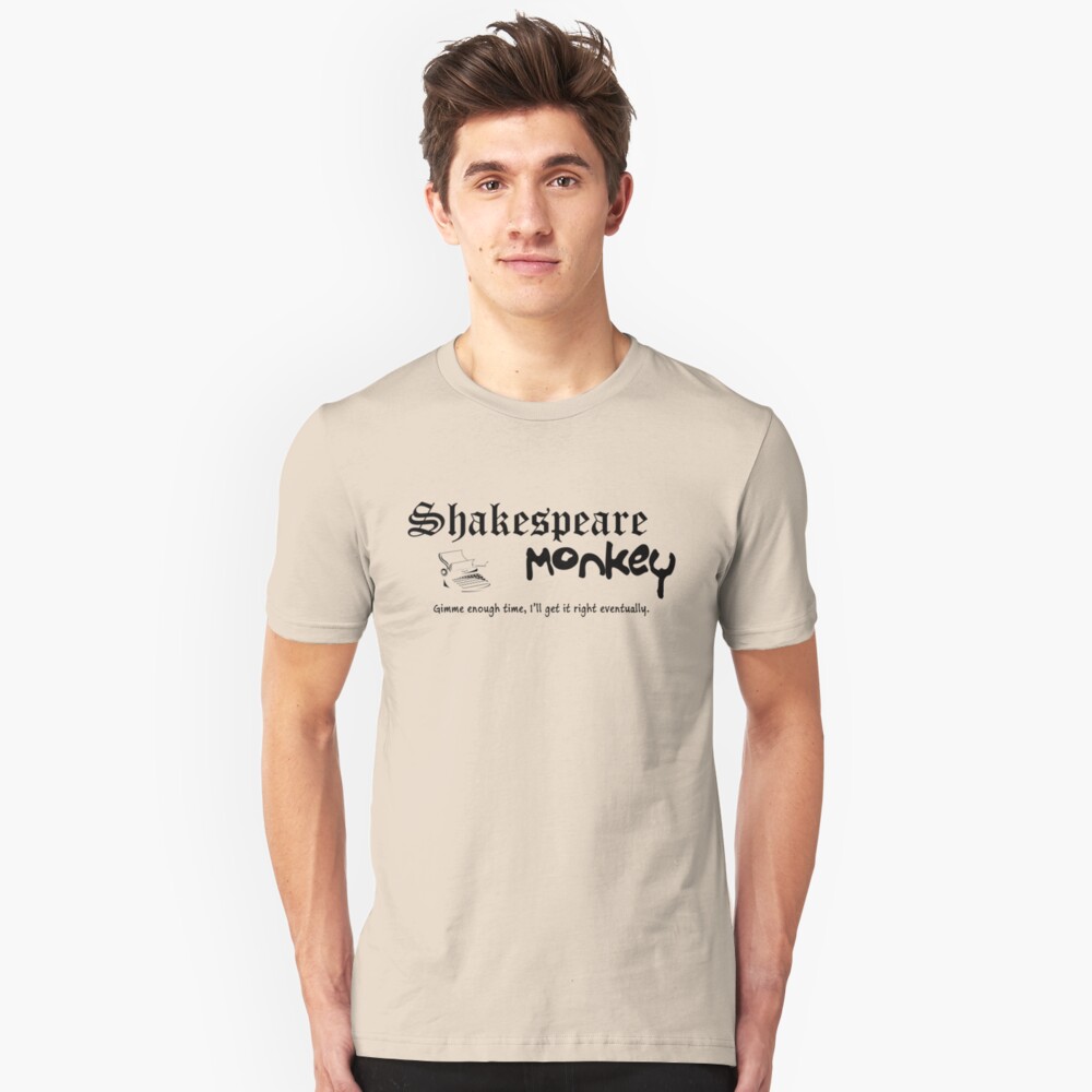 Shakespeare Monkey Slim Fit T-Shirt