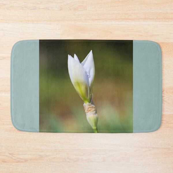 Item preview, Light Blue Iris Bud Of Spring  designed and sold by Joy Watson - Natural Light Photography .