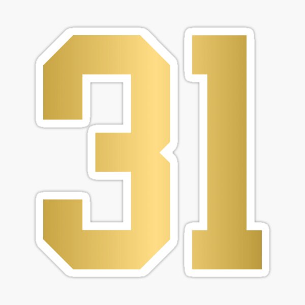 Greg Maddux 31 Fergie Jenkins 31 Jersey Number Sticker Essential T-Shirt  for Sale by francisayd