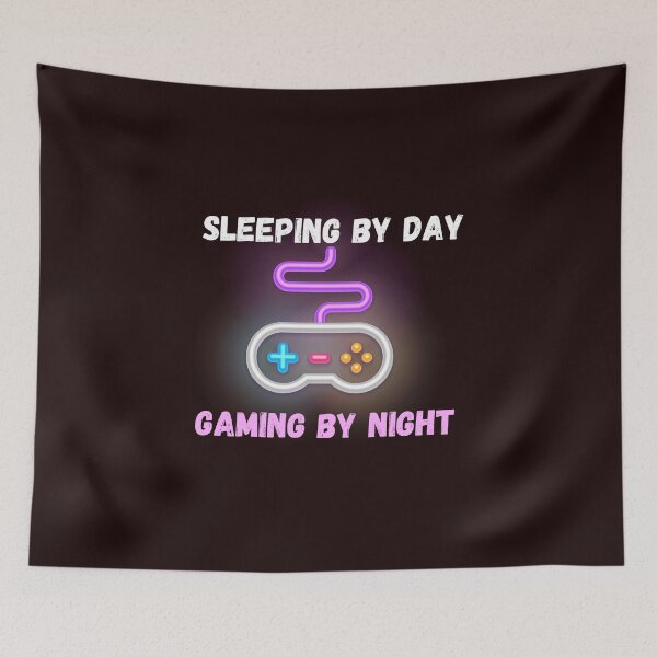 Item preview, Sleeping by Day Gaming by Night  designed and sold by Mystichaze.