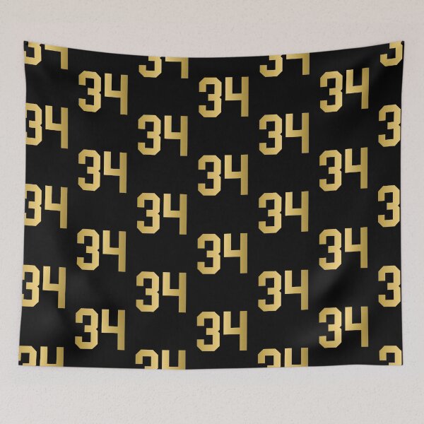 Item preview, Golden Number 34 - Sports Numbers  designed and sold by NECHSTORE.