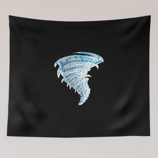 Item preview, funny musical note tornado note designed and sold by illustrationow.
