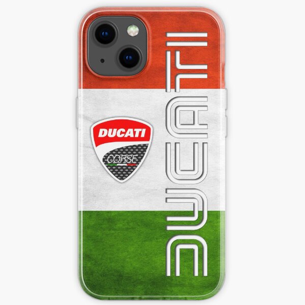 Drapeau Ducati Italie Coque souple iPhone