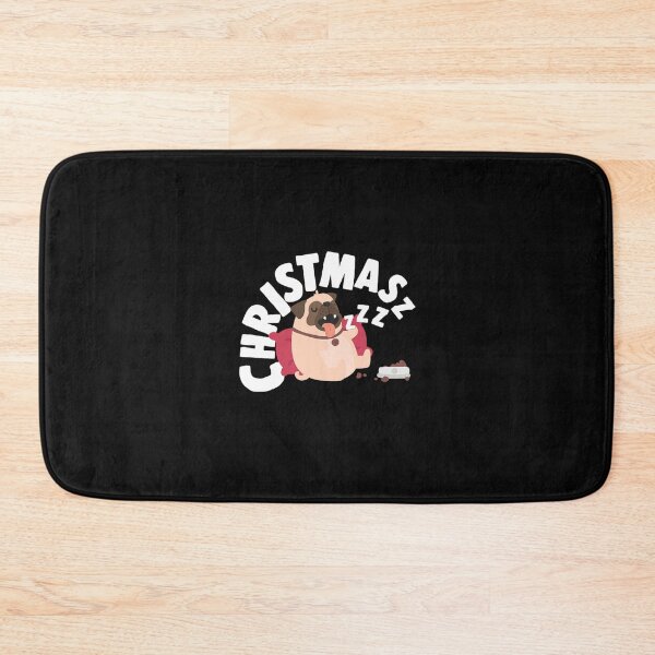 Item preview, funny sleepy pug christmas designed and sold by illustrationow.