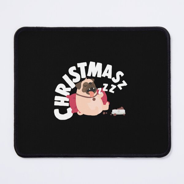 Item preview, funny sleepy pug christmas designed and sold by illustrationow.