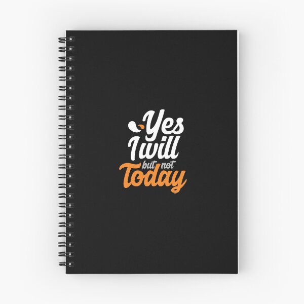 Item preview, funny yes i will but not today funny procrastination designed and sold by illustrationow.