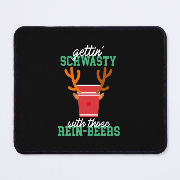 Item preview, gettin shwasty with those rein beers reindeer funny xmas christmas designed and sold by illustrationow.