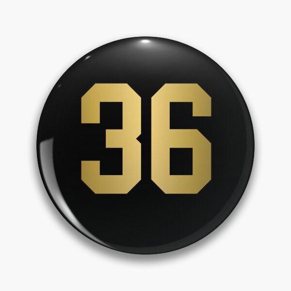 Item preview, Golden Number 36 - Sports Numbers  designed and sold by NECHSTORE.