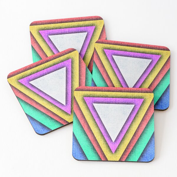 Item preview, Unique triangles fabric textured  designed and sold by zuchri.