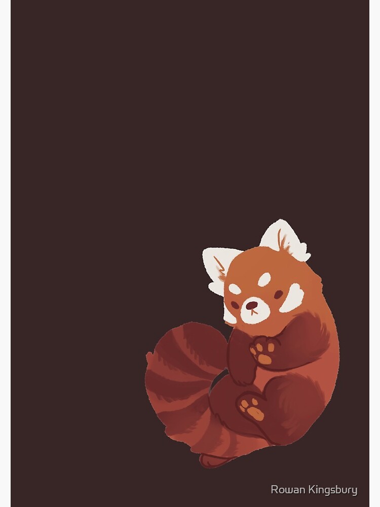 Thumbnail 3 of 3, Spiral Notebook, Red Panda designed and sold by Rowan Kingsbury.