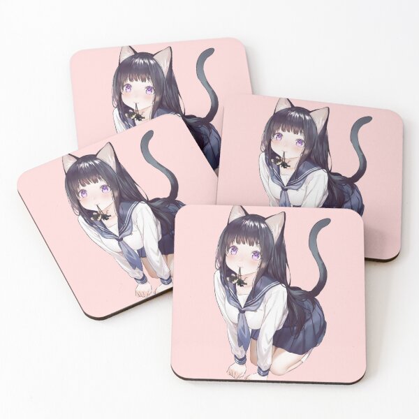 Item preview, Cute cat girl  designed and sold by Dido-shop-art ⭐⭐⭐⭐⭐.
