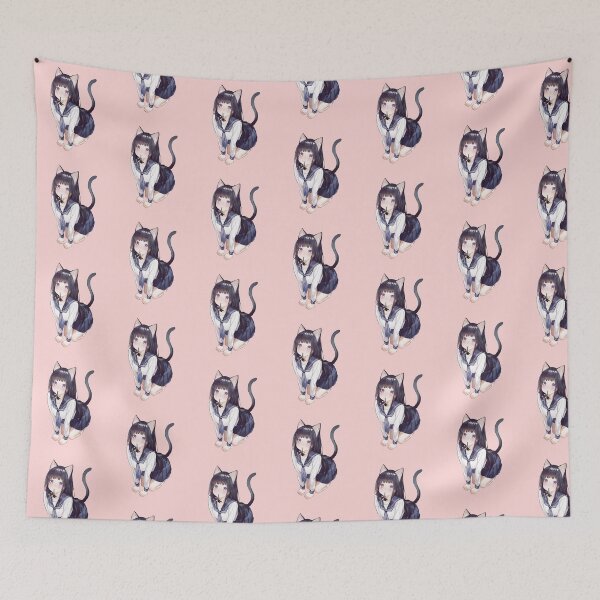 Item preview, Cute cat girl  designed and sold by Dido-shop-art ⭐⭐⭐⭐⭐.
