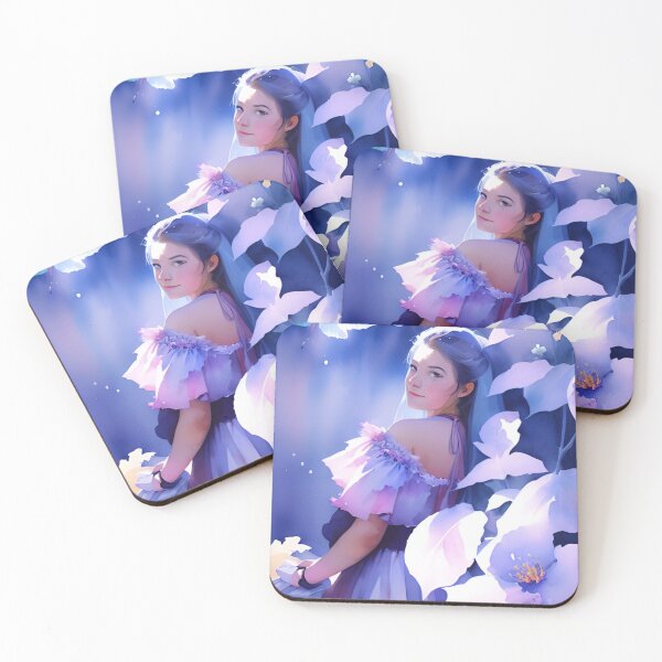 Item preview, Purple Garden Watercolor  designed and sold by Nicesiri.