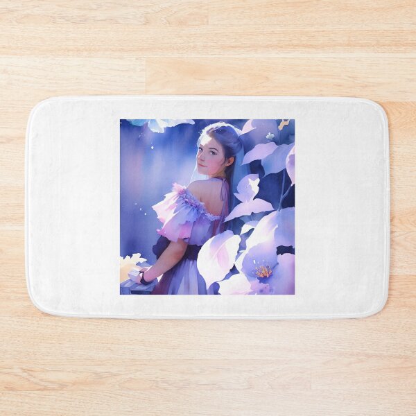 Item preview, Purple Garden Watercolor  designed and sold by Nicesiri.