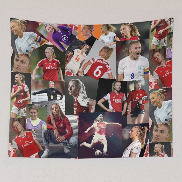 Item preview, Leah Williamson Beautiful Aesthetic Collage Art designed and sold by CollageHeaven.