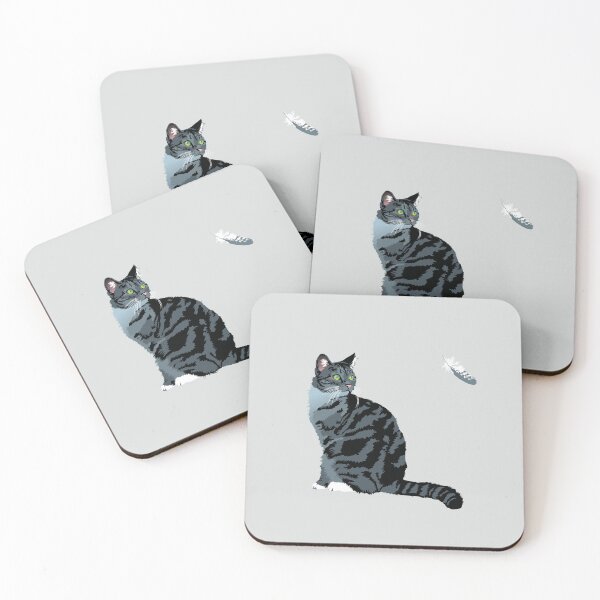 Item preview, The Cat and The Feather Pearl designed and sold by Bloomin'  Arty Families.