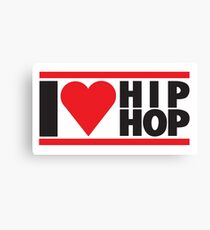 I LOVE HIP HOP Canvas Print