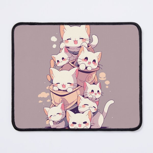Artikelvorschau, Netter Stapel Katzen - Kawaii - Anime entworfen und verkauft von NianderQuinn.