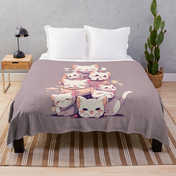 Artikelvorschau, Netter Stapel Katzen - Kawaii - Anime entworfen und verkauft von NianderQuinn.