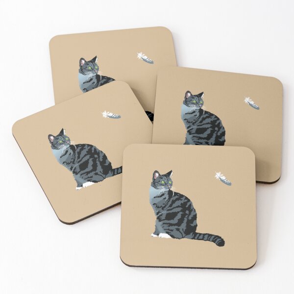 Item preview, The Cat and The Feather Tan designed and sold by Bloomin'  Arty Families.