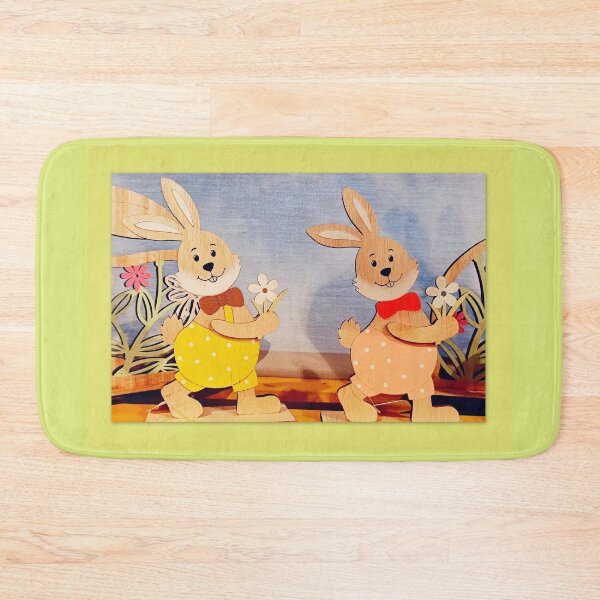 Item preview, Easter Bunnies with flowers designed and sold by angel1.