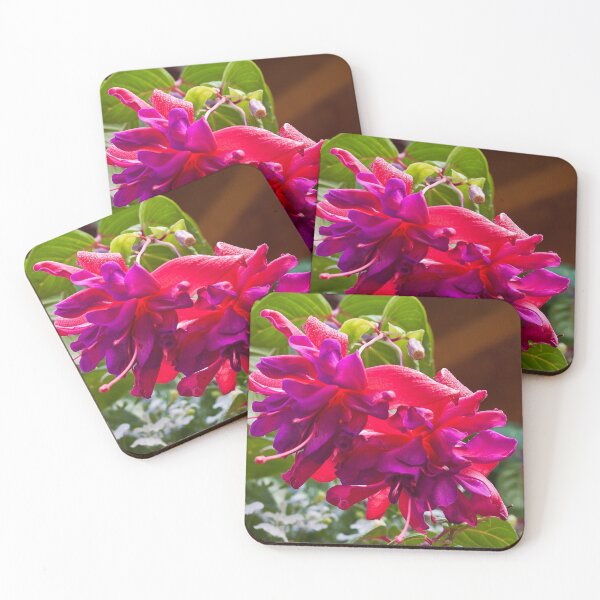 Item preview, Pink And Purple Fuschia Blossoms designed and sold by Sandra Foster.