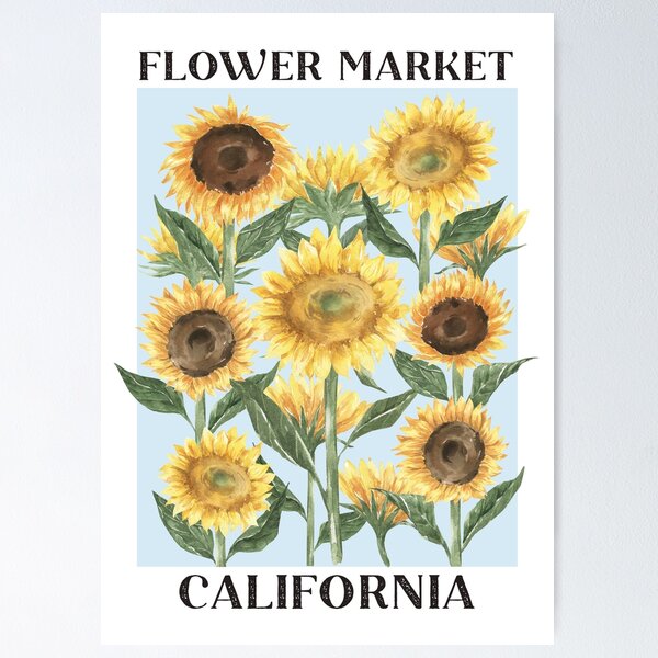 Item preview, Flower Market California Sunflowers designed and sold by Nature Hues.