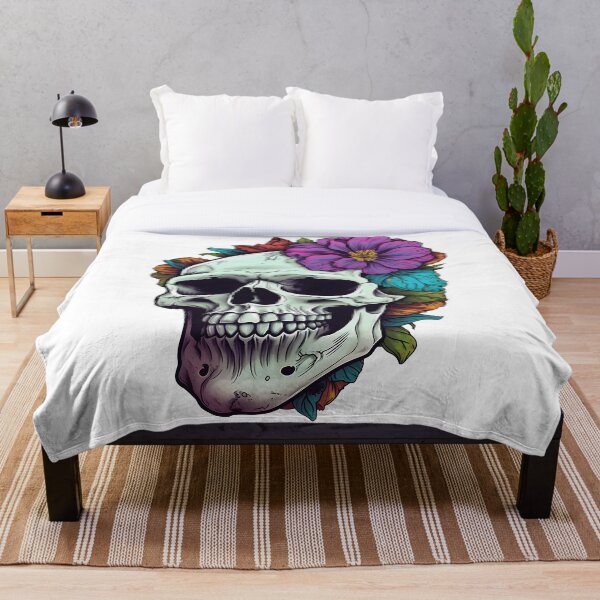 Item preview, calavera y flores 6 designed and sold by Patrick Brodeur.
