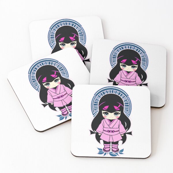 Item preview, cute and happy baby girl ninja design graphic illustration by ironpalette designed and sold by ironpalette.