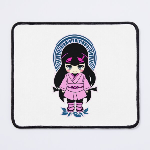 Item preview, cute and happy baby girl ninja design graphic illustration by ironpalette designed and sold by ironpalette.