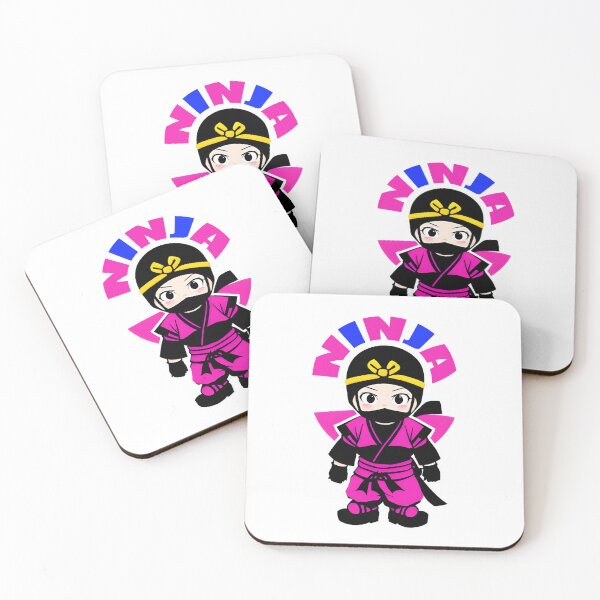 Item preview, cute and happy baby girl ninja design graphic illustration by ironpalette designed and sold by ironpalette.