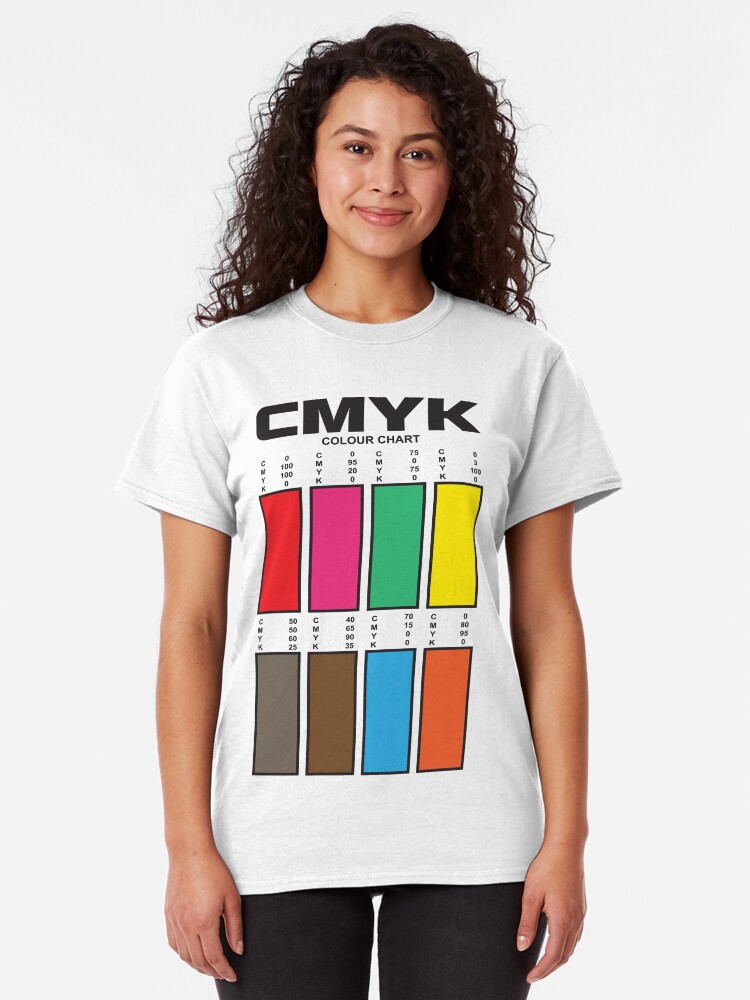 "CMYK Color Chart" Tshirt by block33 Redbubble