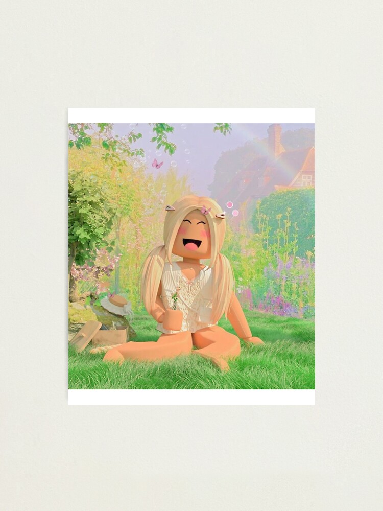 CoAesthetic Roblox Girl  Photographic Print for Sale by