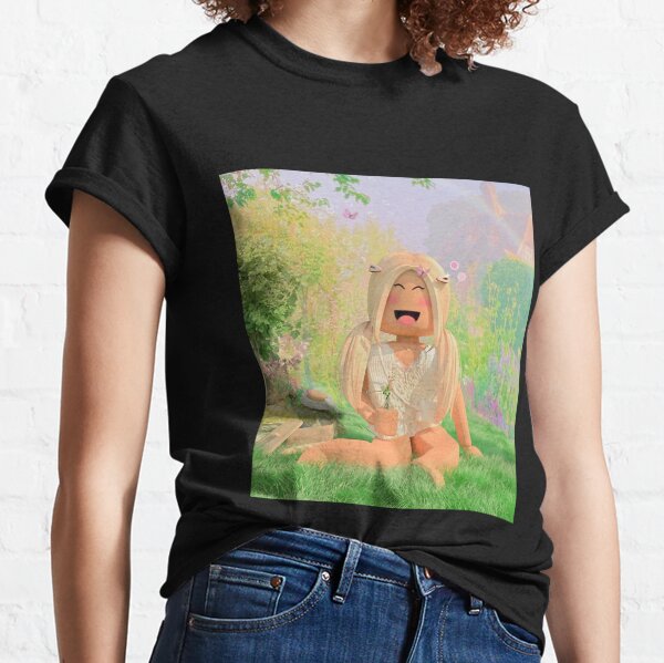 Aesthetic Roblox Girl Essential T-Shirt for Sale by Print-Corner