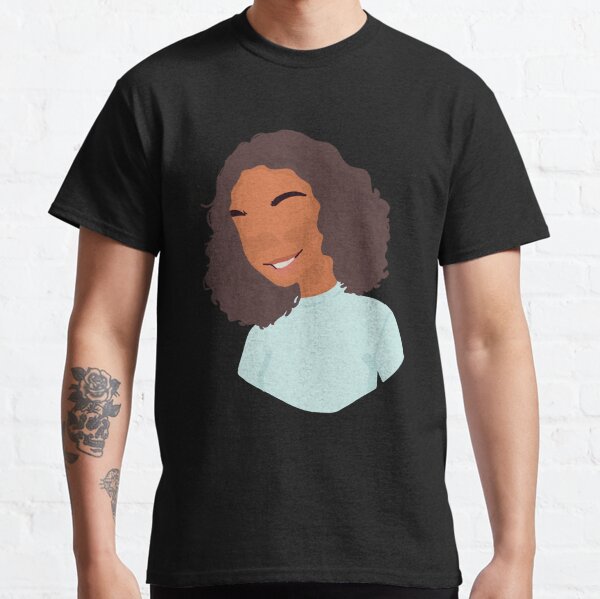 Black hair clearance t shirt roblox