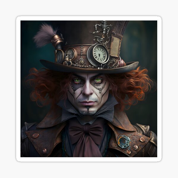 Item preview, Mad Hatter Steampunk Victorian Alice in Wonderland designed and sold by AIWanderer.