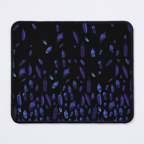 Item preview, Blue Feather Pattern / Digital Art of Detailed Bird Feathers designed and sold by impressionofmel.