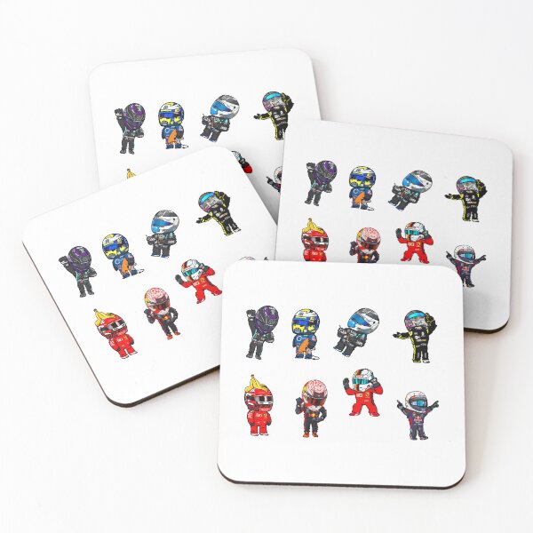 Item preview, F1 Mini Drivers Sticker Pack designed and sold by TigerWoodsd.