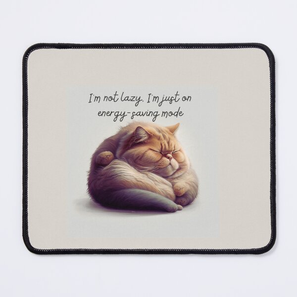Item preview, I'm not lazy cat image designed and sold by wordartistry.