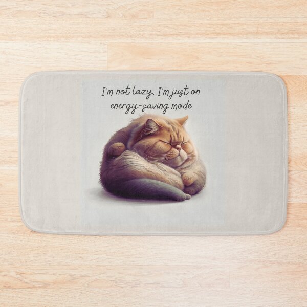 Item preview, I'm not lazy cat image designed and sold by wordartistry.