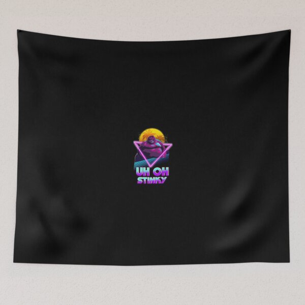 Item preview, Uh Oh Stinky Poop Le Monke 80s Vaporwave Outrun Style  designed and sold by Jimmyhomas.