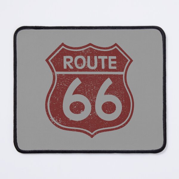 Artikelvorschau, Route 66 (rotes Distressed-Design) entworfen und verkauft von siggyspatsky.