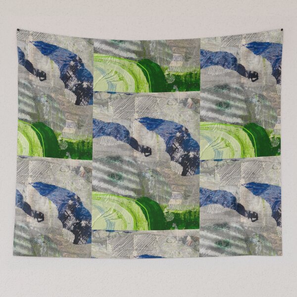 Item preview, Blue Clouds - Abstract Expressionism designed and sold by SarahRussellArt.