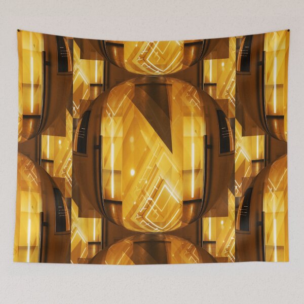 Item preview, A golden architectural abstract designed and sold by Tiia Vissak.