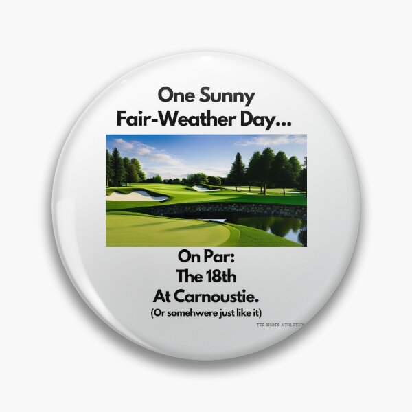 Item preview, On Par The 18th At Carnoustie Black Text designed and sold by TWMBDesigns.