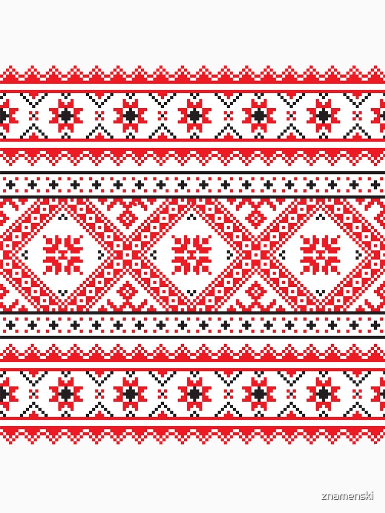 #Ukraine #Pattern - Ukrainian Embroidery: вишивка, vyshyvka #UkrainianPattern #UkrainianEmbroidery by znamenski