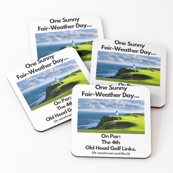Item preview, On Par The 4th Old Head Golf Links Black Text designed and sold by TWMBDesigns.