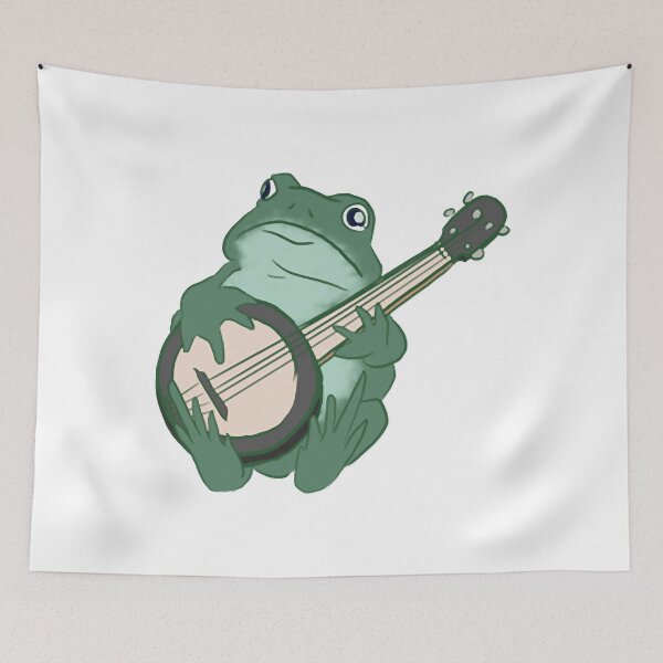 Item preview, Banjo Frog Tri-blend designed and sold by NgoMaumoi.