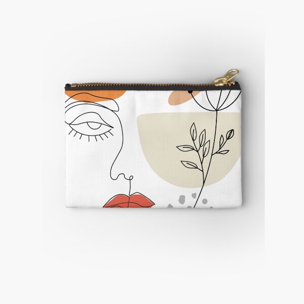 Item preview, Abstract Boho Face Scandinavian Line Art Minimalist Drawing designed and sold by iCoolShirts.